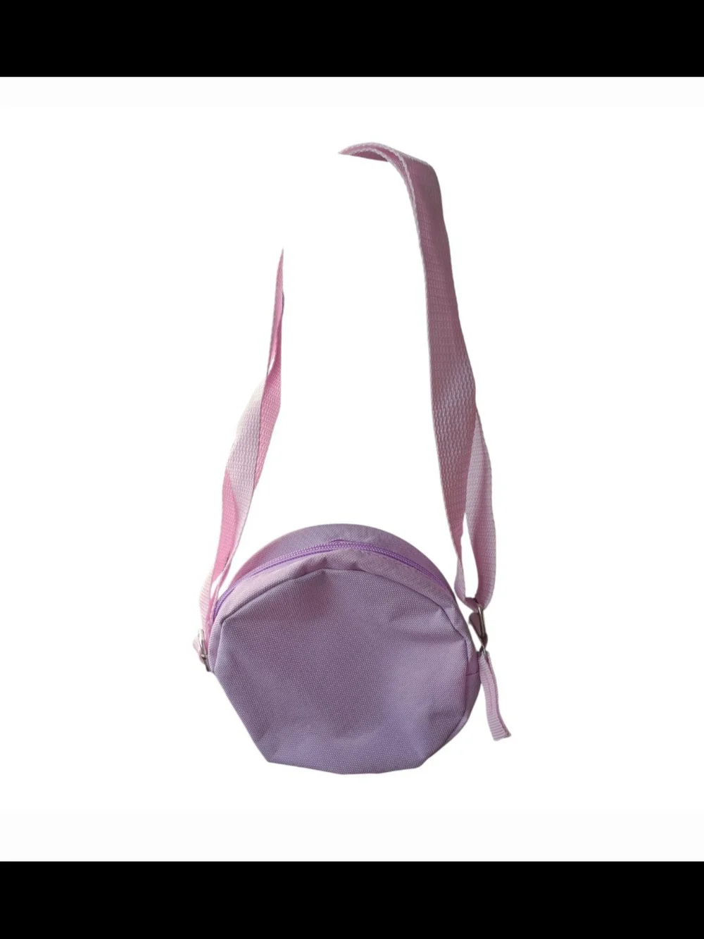 Frozen Elsa Blue And Pink Round Crossbody Bag